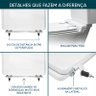Assento Sanitário Tampa de Vaso Madeira Mdf Laqueado Calypso para Bacia Incepa 6lpf - Cinza Claro - 4