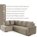Ver imagem 4 de Sofá Andros Chaise e 3 Lugares 2,73m