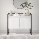Ver imagem 1 de Aparador Buffet para Sala Portugal Branco Preto