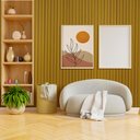 Ver imagem 1 de Painel Decorativo Ripado de Pvc Barra de 270cm Azn - Cerejeira