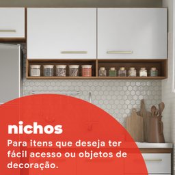 Cozinha Compacta Dama Miss com Balcão 07 Portas 02 Gavetas  - 9