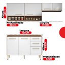 Ver imagem 4 de Cozinha Compacta Dama Miss com Balcão 07 Portas 02 Gavetas 