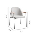 Ver imagem 3 de Kit 6 Cadeiras para Sala de Jantar Duna