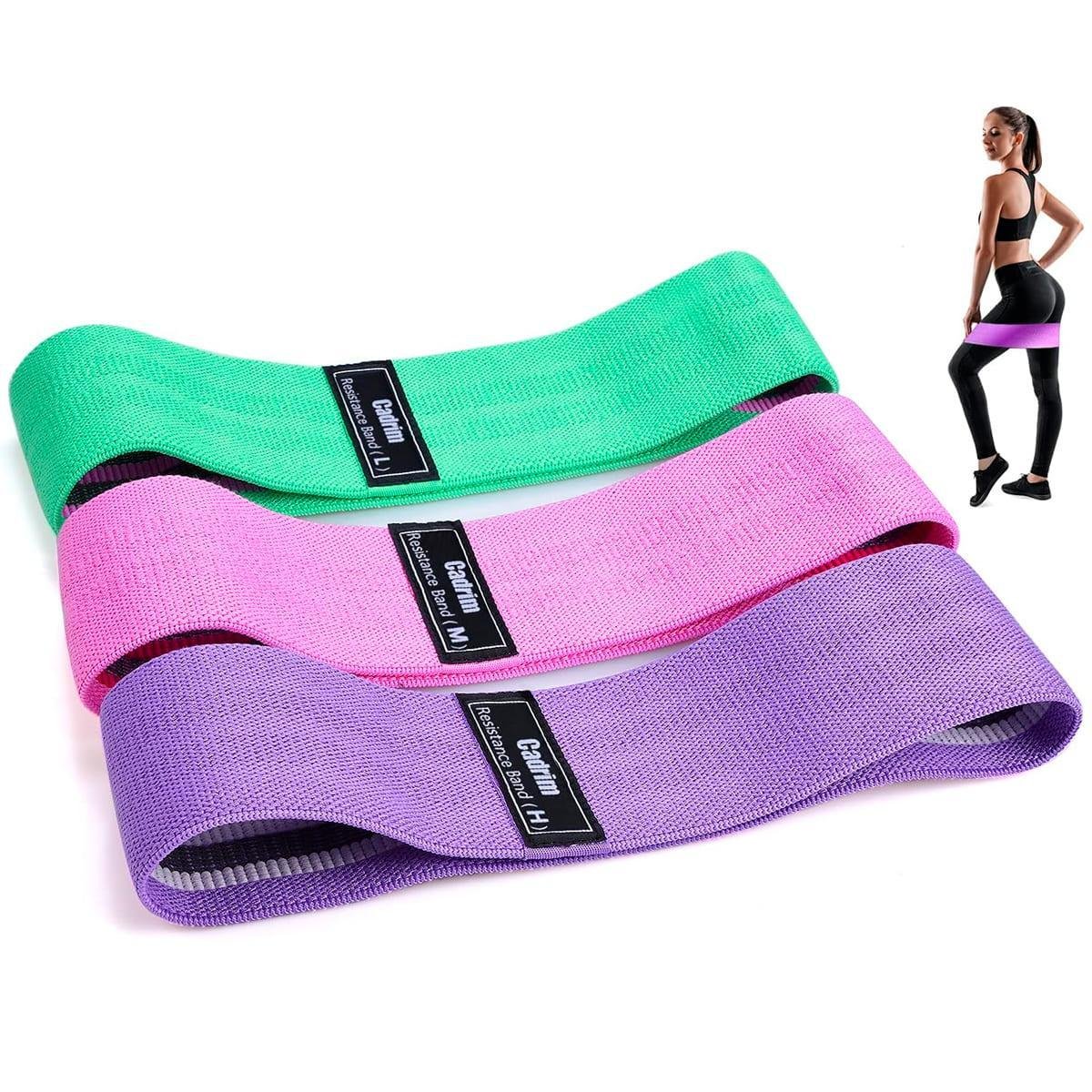 Kit 3 Hip Mini Band Pilates Yoga Fisioterapia Alongamento - 5