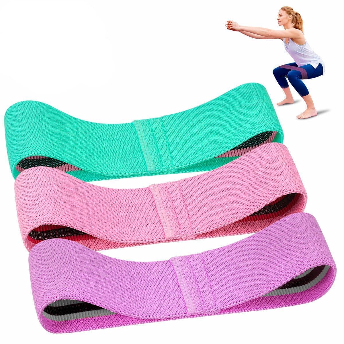 Kit 3 Hip Mini Band Pilates Yoga Fisioterapia Alongamento - 2