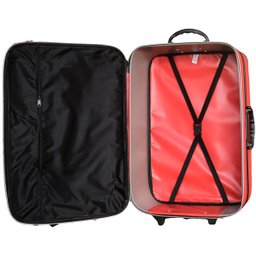 KIT CONJUNTO 2 MALAS VIAGEM VILLAGE ANAC- GRANDE E PEQUENA - Vermelho - 3