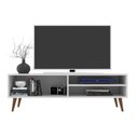 Ver imagem 5 de Rack Retrô para TV até 50 Polegadas 125cm Palito Miami Branco