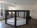 Ver imagem 3 de Octógono de Mma, Boxe Muay Thai Solo Tamanho 4 X 4metros:cinza