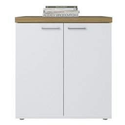 Escrivaninha Mesa Escritório com Armário Toq 2 Portas 190cm - 9