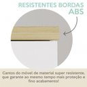 Ver imagem 6 de Escrivaninha Mesa Escritório com Armário 2 Portas Toq