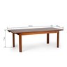 Mesa de Jantar 8 Lugares Extensível 180 a 220cm Madeira Maciça Zuzu  - 4