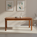 Ver imagem 1 de Mesa de Jantar 8 Lugares Extensível 180 a 220cm Madeira Maciça Zuzu