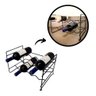 Adega Vinhos Empilhável 8 Un Mini Aramado Aço Rack Garrafas - 1