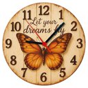 Ver imagem 1 de Relógio de Parede - Borboleta(64) -efeito 3d -25x25x2cm