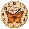 Relógio de Parede - Borboleta(64) -efeito 3d -25x25x2cm - 1