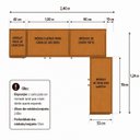 Ver imagem 3 de Quarto Modulado Solteiro 4 Peças Altezza Clean Belmax:Branco