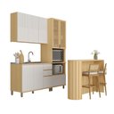 Ver imagem 6 de Cozinha Compacta 100% MDF 4 Peças com Bancada e Torre Quente 190cm Aura Luciane Móveis