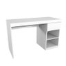Escrivaninha Branca MDF 75cm x 120cm x 50cm - 1