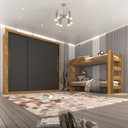 Ver imagem 1 de Quarto Completo com Guarda Roupa e Beliche Sallêto Móveis