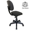 Ver imagem 4 de Cadeira Secretária Giratória sem Braços – Corino Preto – MARTIFLEX – 42003