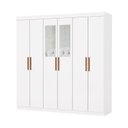 Ver imagem 2 de Guarda Roupa 6 Portas com 2 Espelhos Perla -grand Line