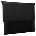 Ver imagem 1 de Cabeceira Estofada Cama Box Casal King Size Veneza 195cm Corano Preto - Desk Design