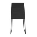 Ver mais imagens de Kit 6 Cadeiras de Jantar Cozinha Industrial Lexa Veludo Élpis Móveis Preto Preta