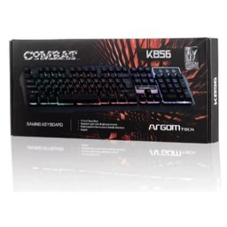Teclado Gamer com Led Combat Gaming Keyboard Kb56 - 4