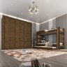 Quarto Completo com Guarda Roupa e Treliche Sallêto Móveis - 1