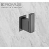 Cabide Simples Inox Grafite - Kromus RT0301G - 5
