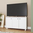 Ver imagem 5 de Rack 3 portas 1 prateleira BSE 01 - BRV Móveis