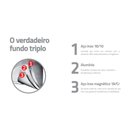 Ver imagem 3 de KIT - Panela de pressão inox 4,5l Brava + Panela Wok Alumínio Paris 36cm Vermelha - Tramontina