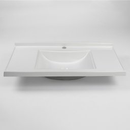 Lavatório em Mármore Sintético 80cm Bari  - 2