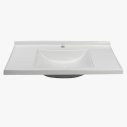 Lavatório em Mármore Sintético 80cm Bari  - 3