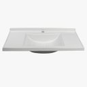 Ver imagem 3 de Lavatório em Mármore Sintético 80cm Bari