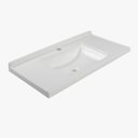 Ver imagem 4 de Lavatório em Mármore Sintético 80cm Bari