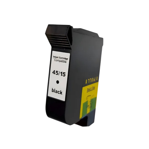 Cartucho de Tinta Preto Compatível com 51645 45 51645al para Hp Deskjet 6122 720c 930c 932c 950c 40m