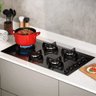 Cooktop 5 bocas Electrolux a Gás KE5TD Bivolt Preto - 4