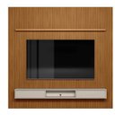 Ver imagem 1 de Painel Ripado Para TV Até 75 Polegadas 2.6 Com Nicho E Prateleira Nature Off White Linea Brasil