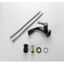 Ver imagem 2 de Torneira Banheiro Misturador Monocomando Preto Fosco 6027p Luuk Young