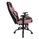 Ver imagem 4 de Cadeira Gamer Com Almofada Linha Gamer Racing Rosa