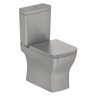 Kit Vaso Sanitário Incepa Boss Gris Stone com Caixa Acoplada e Acessórios 1897230071100/189723007110 - 1