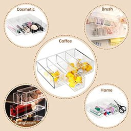 Organizador com 4 gavetas em Acrílico Multiuso Make Laser O4GM - 3