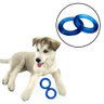 Kit 2 Brinquedo Mordedor Anel Cristal Sem Furo Grande Dog Cor: Azul - 3