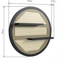 Ver imagem 3 de Nicho Redondo Madeira Maciça Palhinha Floema