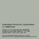 Ver imagem 2 de Argamassa Piscina Aut. Impermeável Cor Verde Hijau 1kg