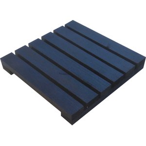 Deck de Madeira Modular 30x30 Cm Réguas 4 Cm com Pintura Neonx:osmocolor Black