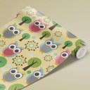 Ver imagem 3 de Papel de Parede Infantil - Coruja Arte Destaque 1,50 Metros