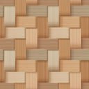 Ver imagem 1 de Papel de Parede Auto Colante Madeira 3d Clara Trançada 2,50m