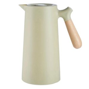 Garrafa Térmica de Plástico com cabo de Madeira Nórdica Menta 1l